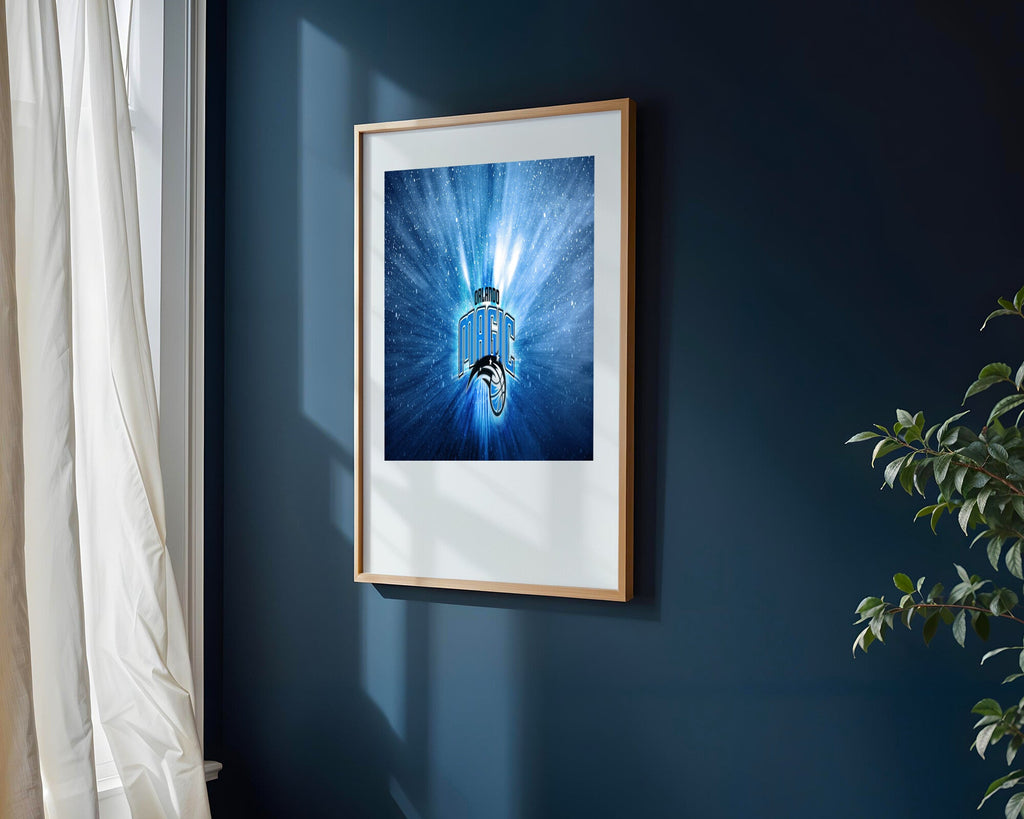 Orlando Magic Destello Azul | Cuadro decorativo de Monkey Canvas