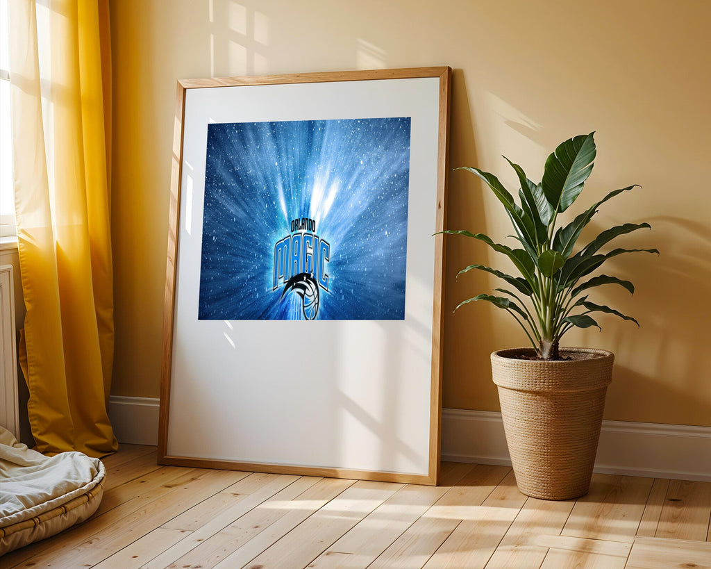 Orlando Magic Destello Azul | Cuadro decorativo de Monkey Canvas