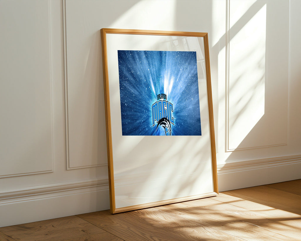 Orlando Magic Destello Azul | Cuadro decorativo de Monkey Canvas