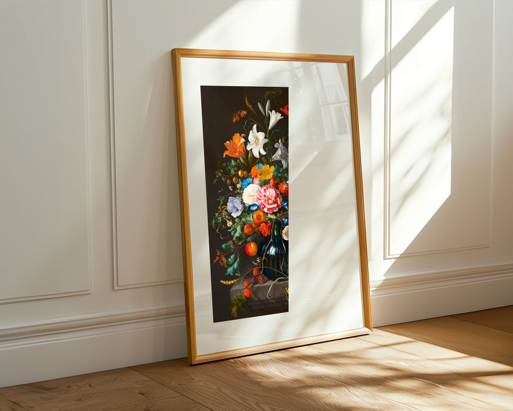 Lirios y Rosas en Cristal | Cuadro decorativo de Monkey Canvas