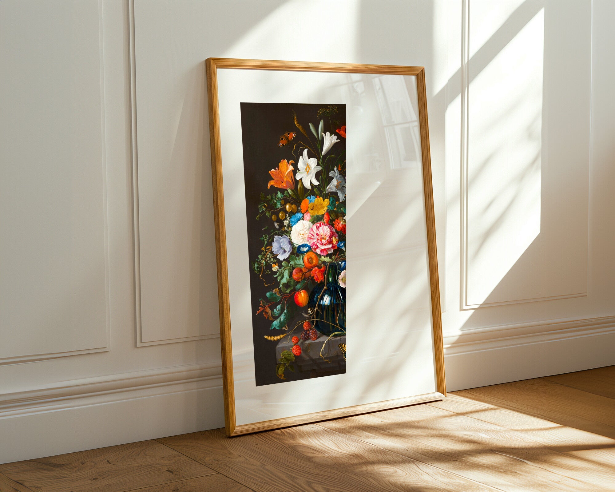 Lirios y Rosas en Cristal | Cuadro decorativo de Monkey Canvas