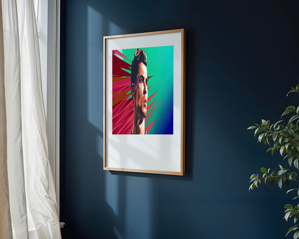 Cristiano Ronaldo Pop Art | Cuadro decorativo de Monkey Canvas