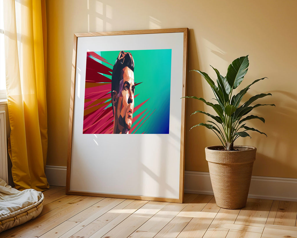 Cristiano Ronaldo Pop Art | Cuadro decorativo de Monkey Canvas