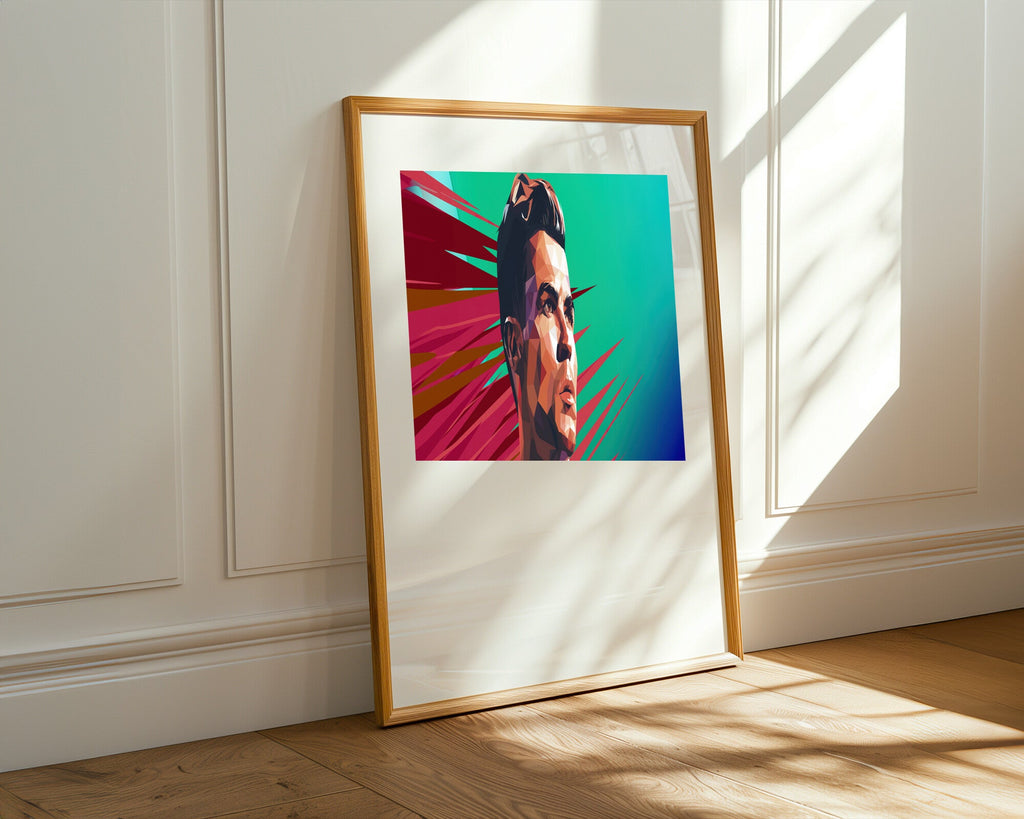 Cristiano Ronaldo Pop Art | Cuadro decorativo de Monkey Canvas