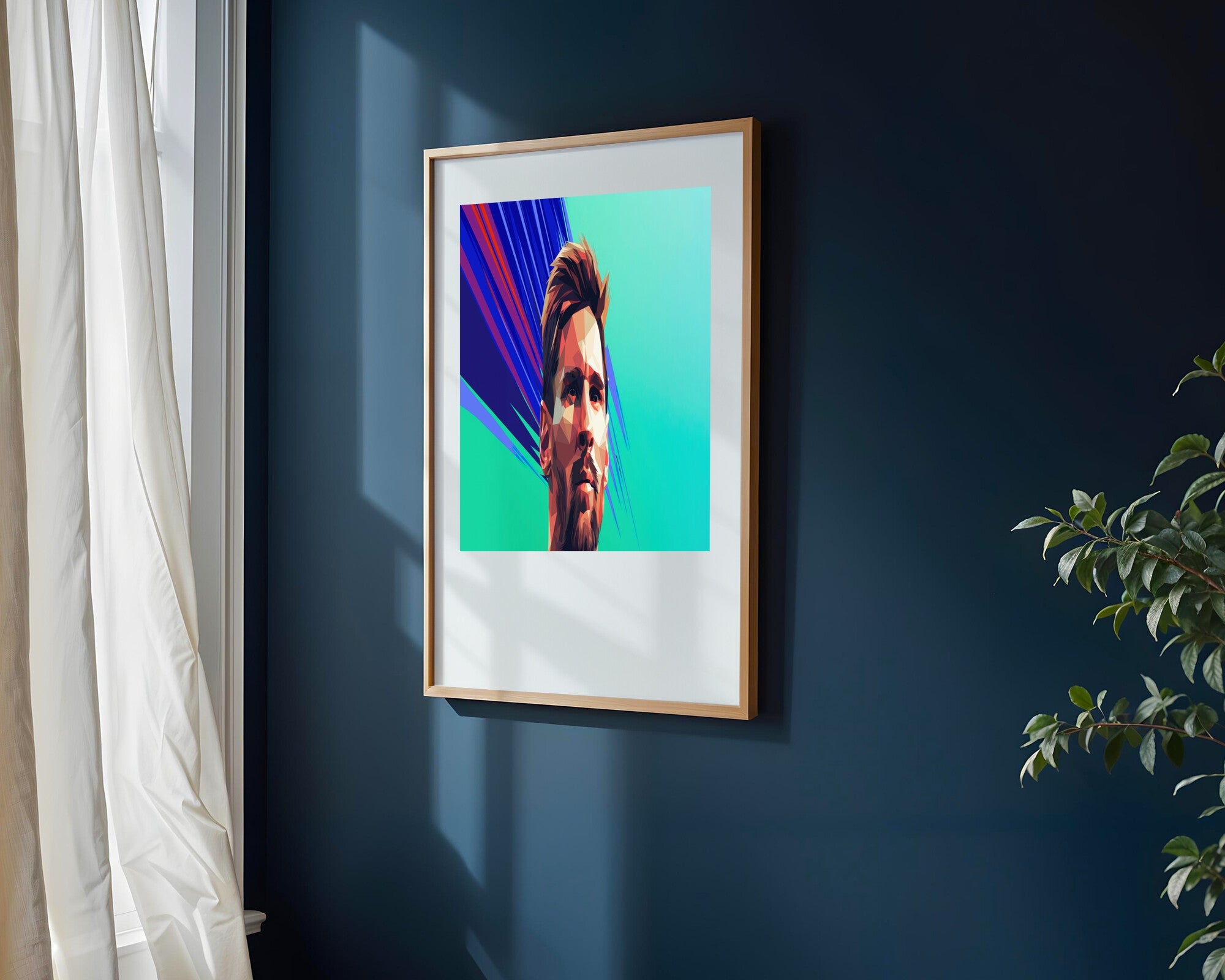 Lionel Messi Pop Art | Cuadro decorativo de Monkey Canvas