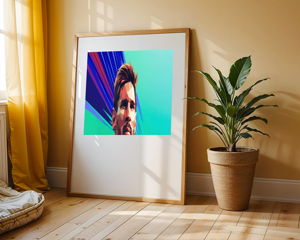 Lionel Messi Pop Art | Cuadro decorativo de Monkey Canvas