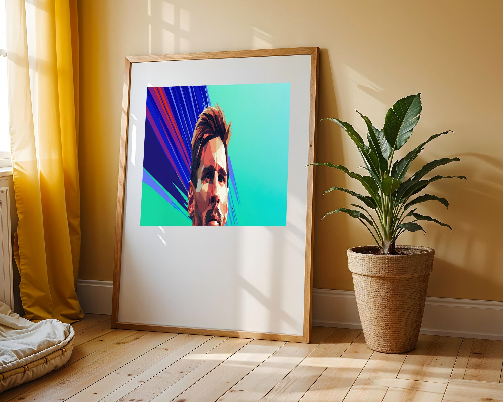 Lionel Messi Pop Art | Cuadro decorativo de Monkey Canvas