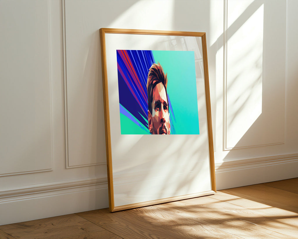 Lionel Messi Pop Art | Cuadro decorativo de Monkey Canvas