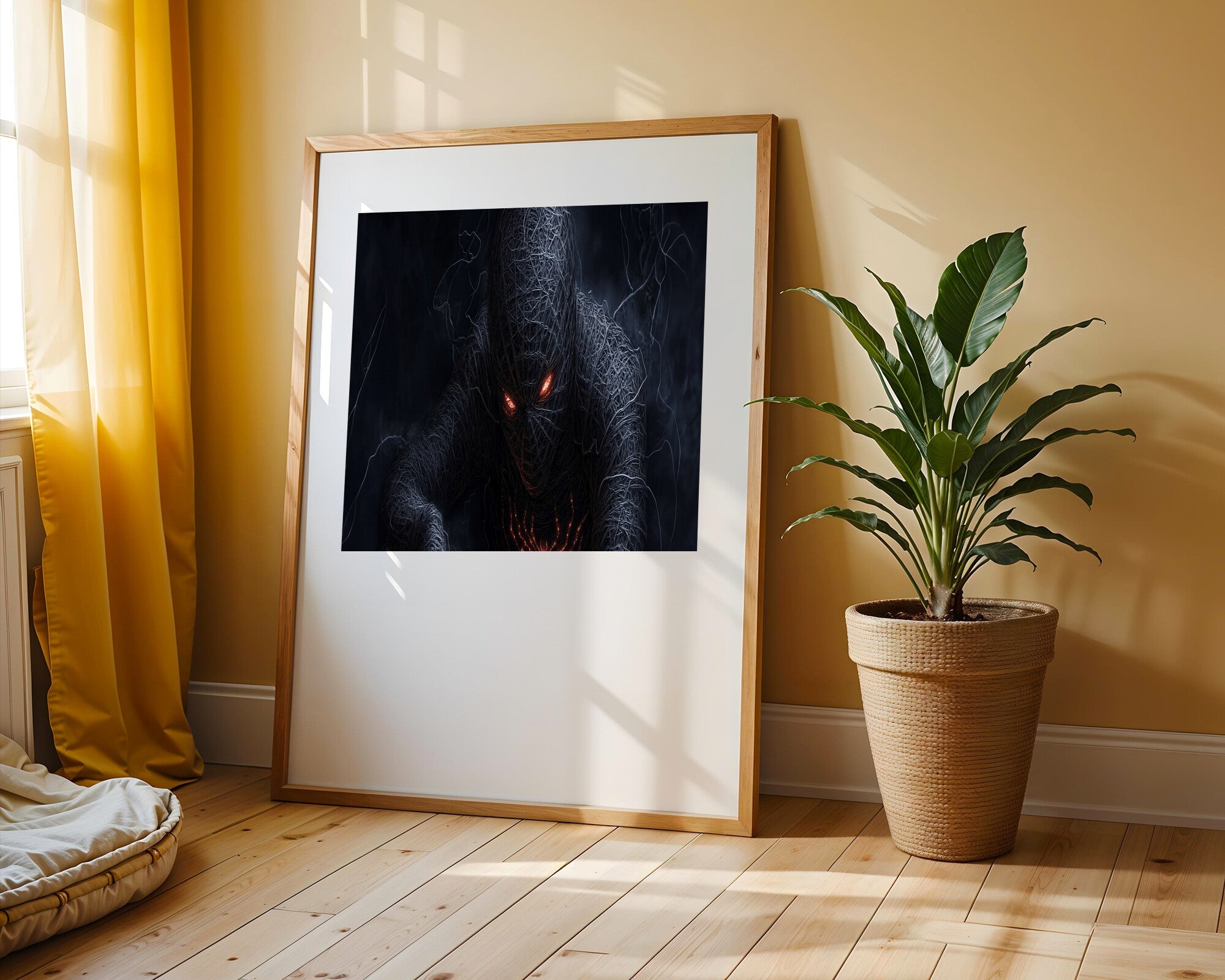 Arana Oscura Ojos de Fuego | Cuadro decorativo de Monkey Canvas