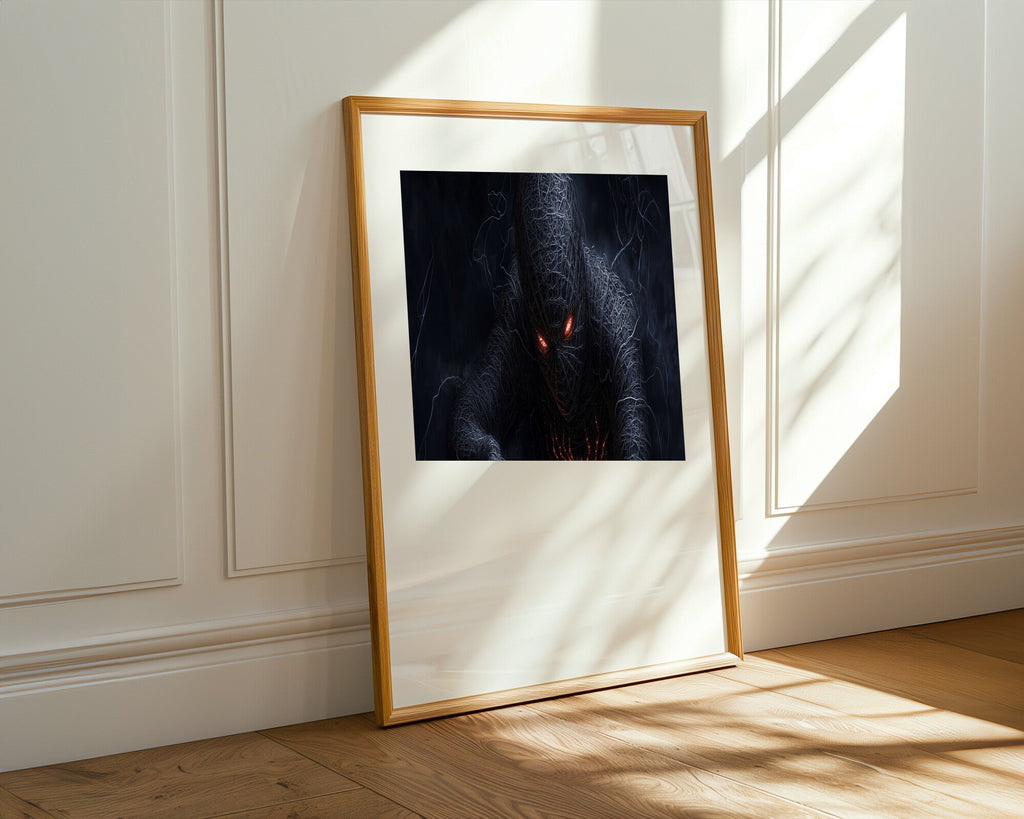 Arana Oscura Ojos de Fuego | Cuadro decorativo de Monkey Canvas