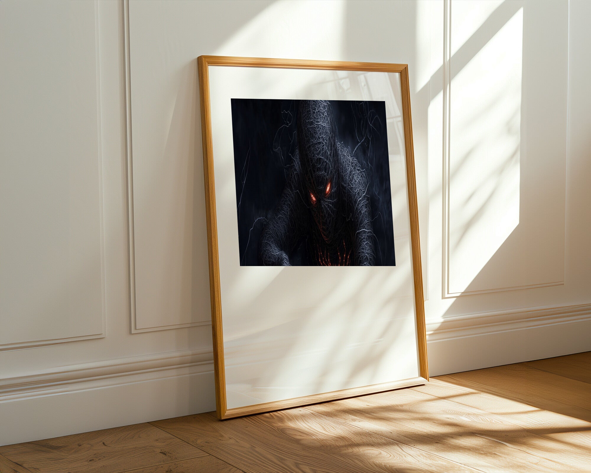 Arana Oscura Ojos de Fuego | Cuadro decorativo de Monkey Canvas