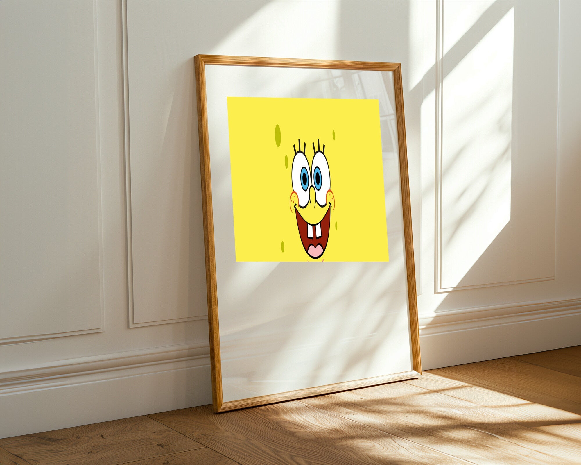 Bob Esponja Sonrisa Amarilla | Cuadro decorativo de Monkey Canvas