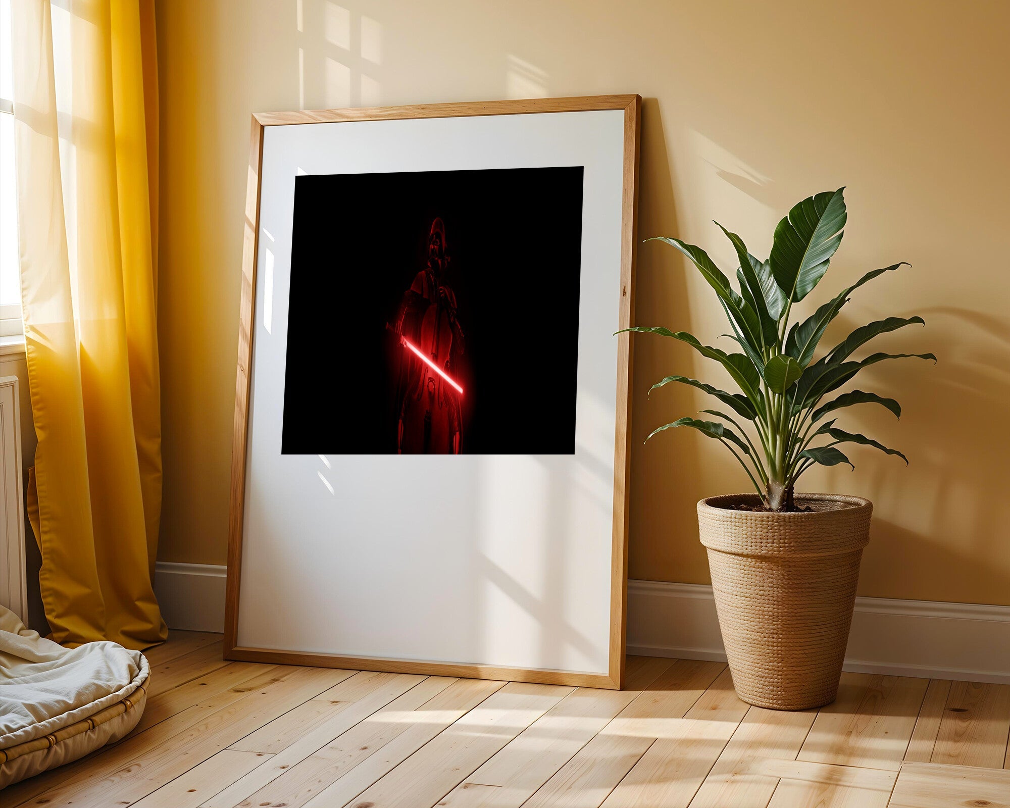 Darth Vader Chelista Neon | Cuadro decorativo de Monkey Canvas