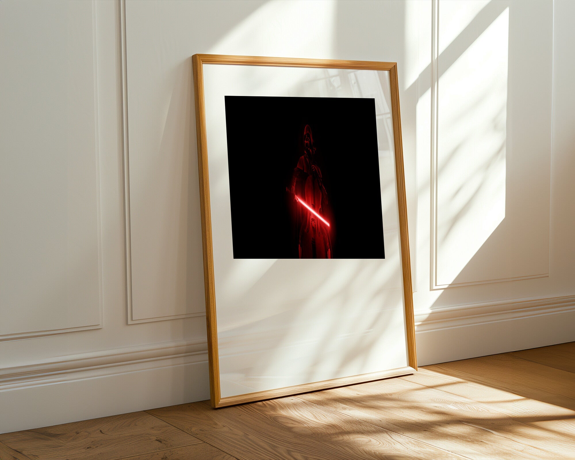 Darth Vader Chelista Neon | Cuadro decorativo de Monkey Canvas