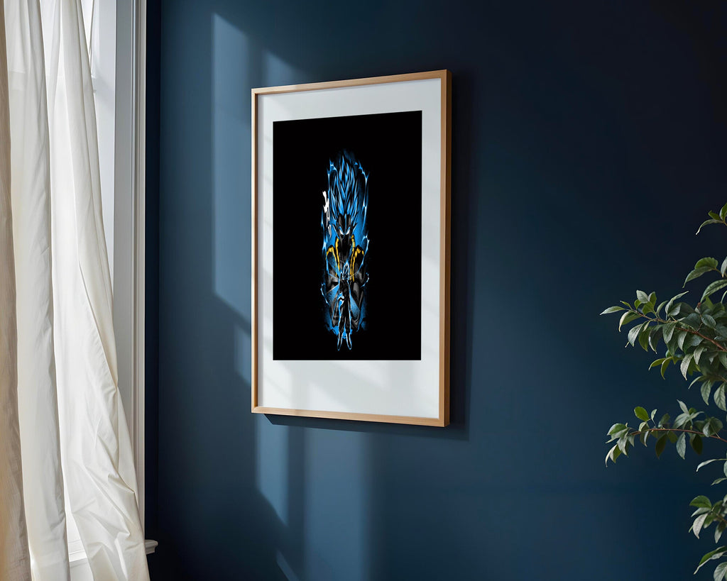 Gogeta Super Saiyan Azul | Cuadro decorativo de Monkey Canvas