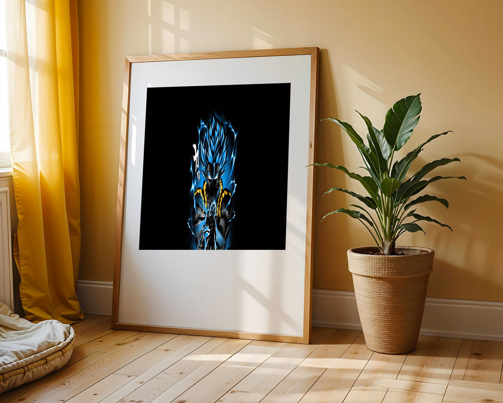 Gogeta Super Saiyan Azul | Cuadro decorativo de Monkey Canvas