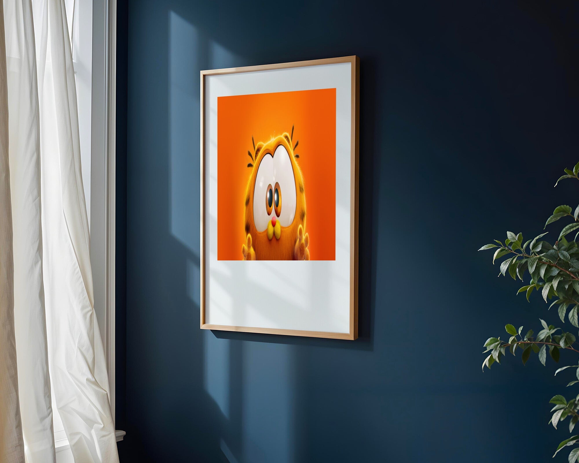 Garfield Ojos Grandes | Cuadro decorativo de Monkey Canvas