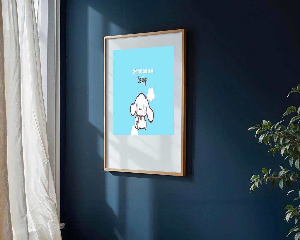 Cinnamoroll Entre Nubes | Cuadro decorativo de Monkey Canvas