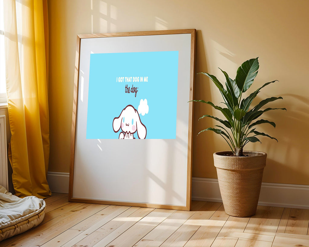 Cinnamoroll Entre Nubes | Cuadro decorativo de Monkey Canvas