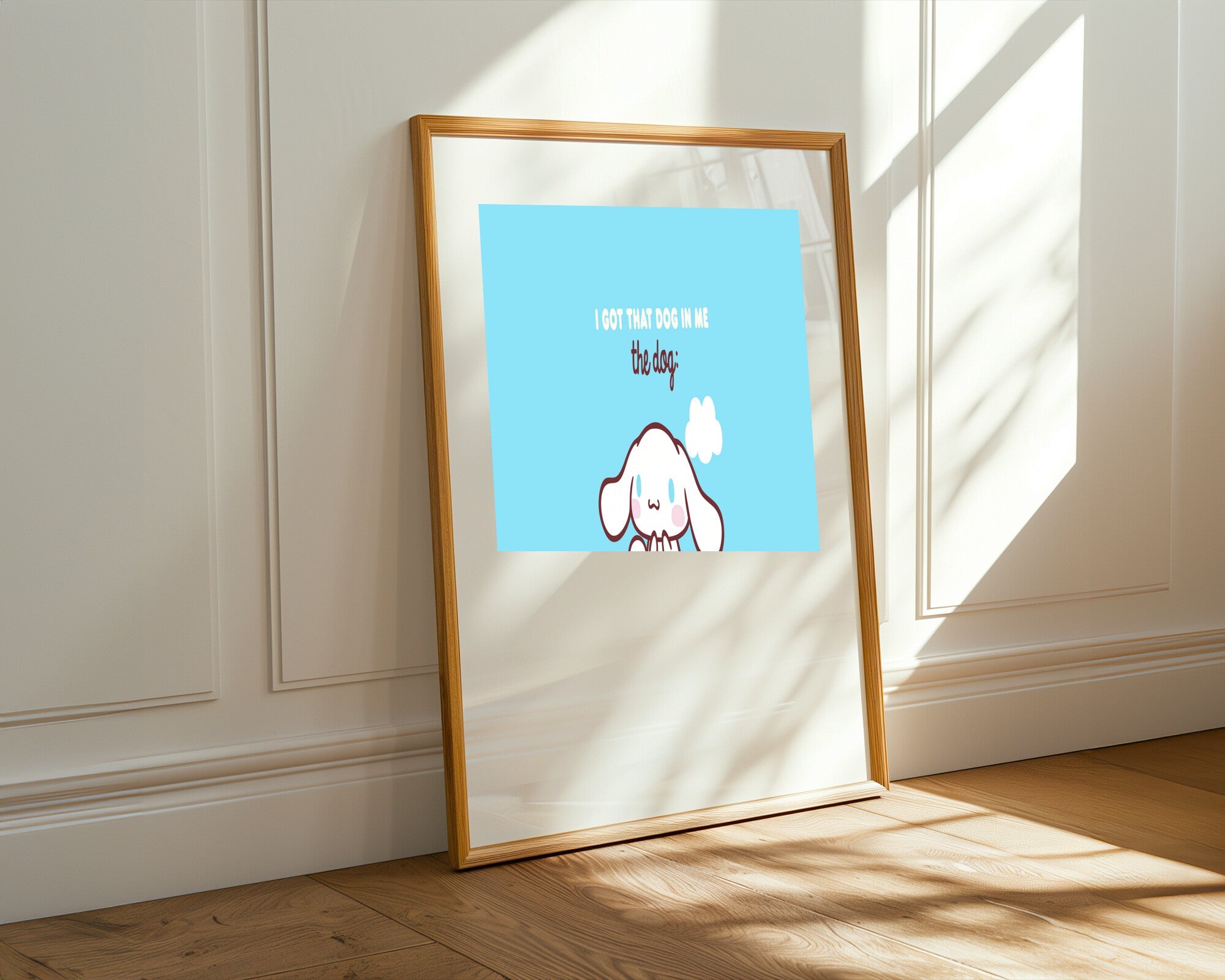 Cinnamoroll Entre Nubes | Cuadro decorativo de Monkey Canvas
