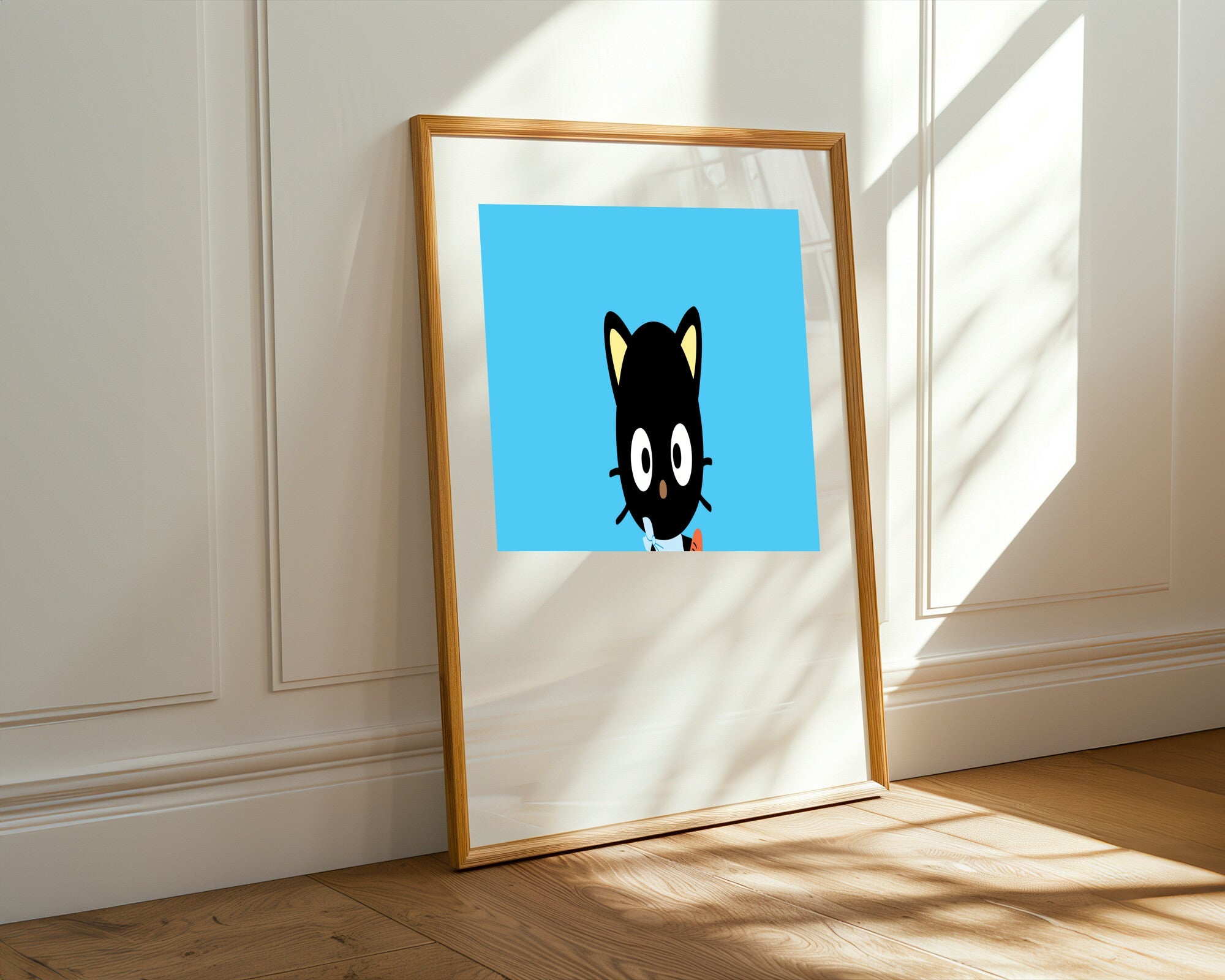 Chococat Felino Curioso | Cuadro decorativo de Monkey Canvas