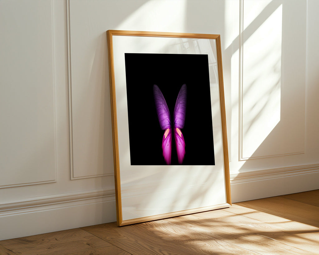 Alas de Mariposa Púrpura | Cuadro decorativo de Monkey Canvas