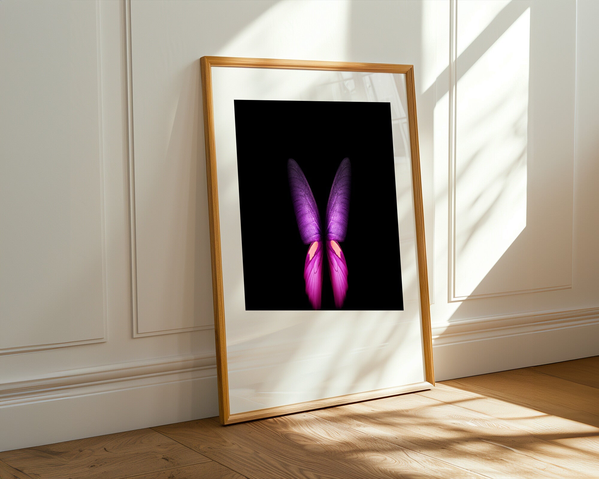 Alas de Mariposa Púrpura | Cuadro decorativo de Monkey Canvas