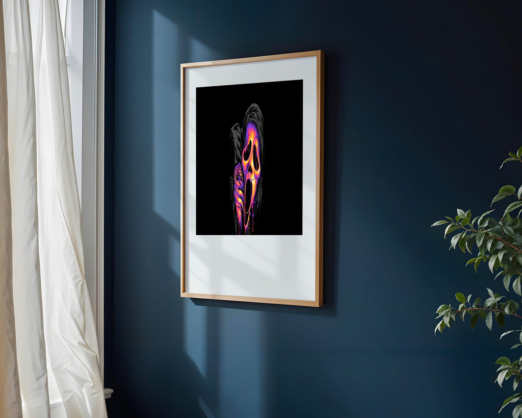 Grito Fantasma Neón | Cuadro decorativo de Monkey Canvas