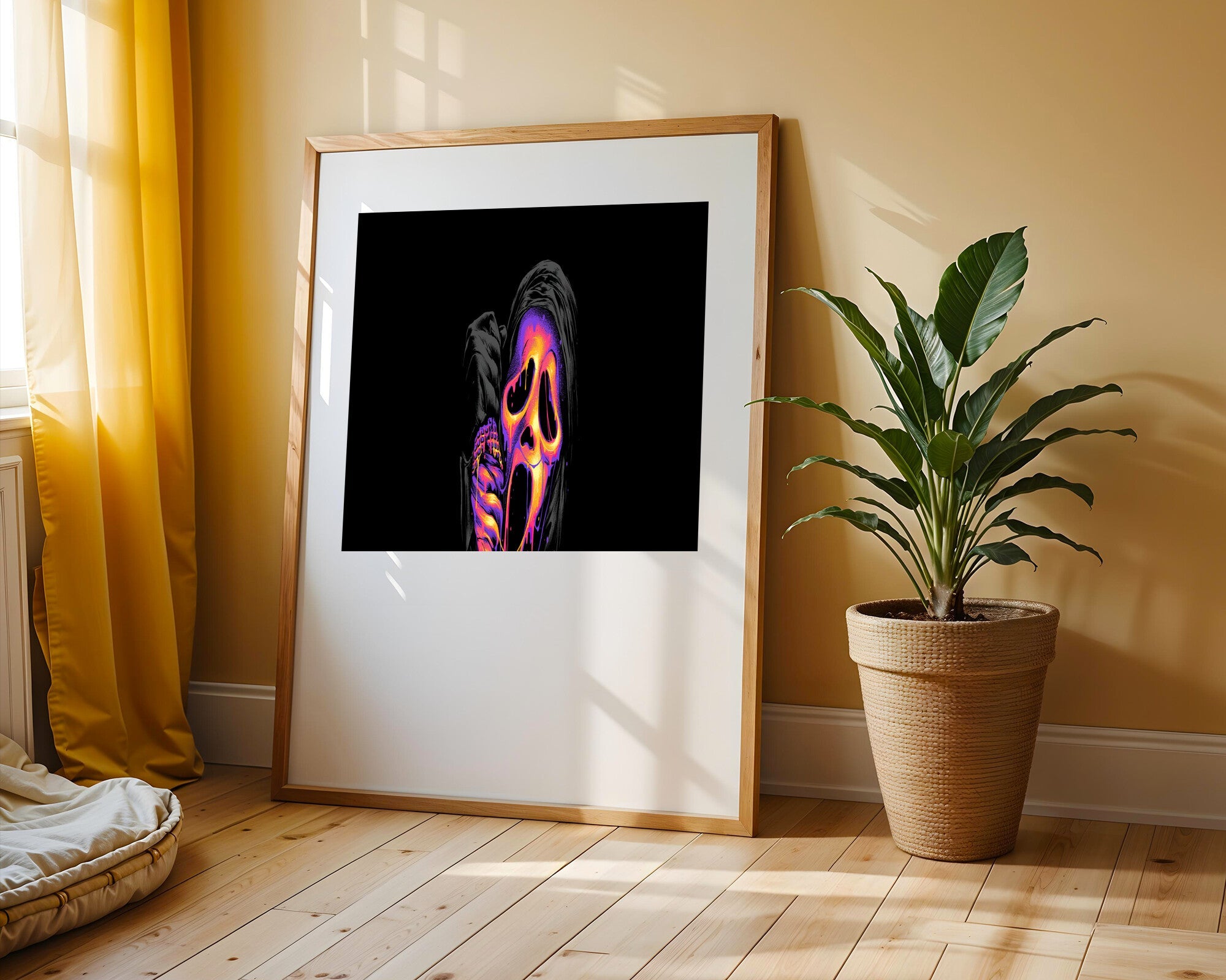 Grito Fantasma Neón | Cuadro decorativo de Monkey Canvas