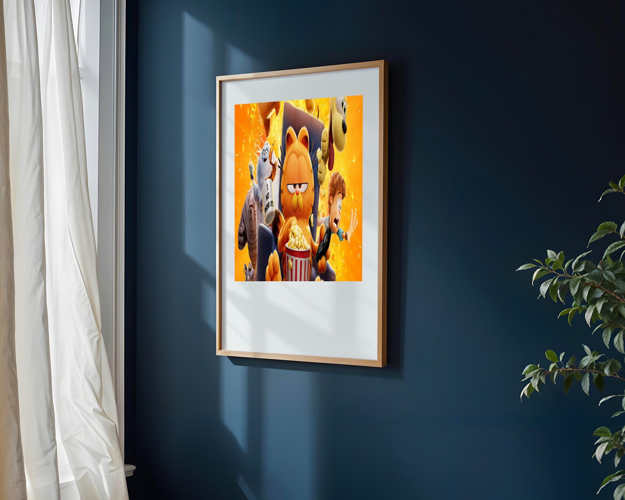 Garfield Caos Familiar | Cuadro decorativo de Monkey Canvas