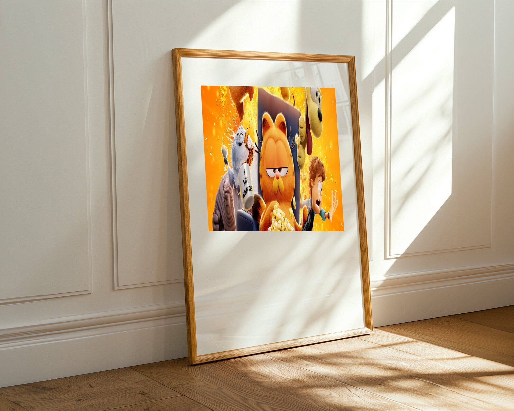 Garfield Caos Familiar | Cuadro decorativo de Monkey Canvas