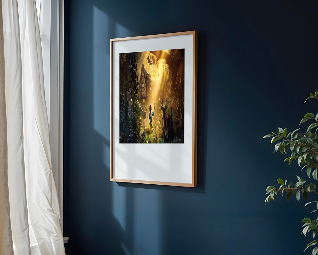 Blancanieves en el Bosque | Cuadro decorativo de Monkey Canvas