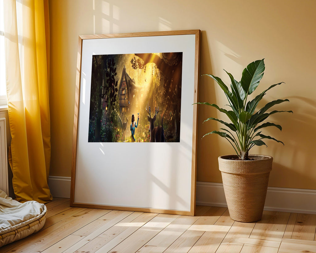 Blancanieves en el Bosque | Cuadro decorativo de Monkey Canvas