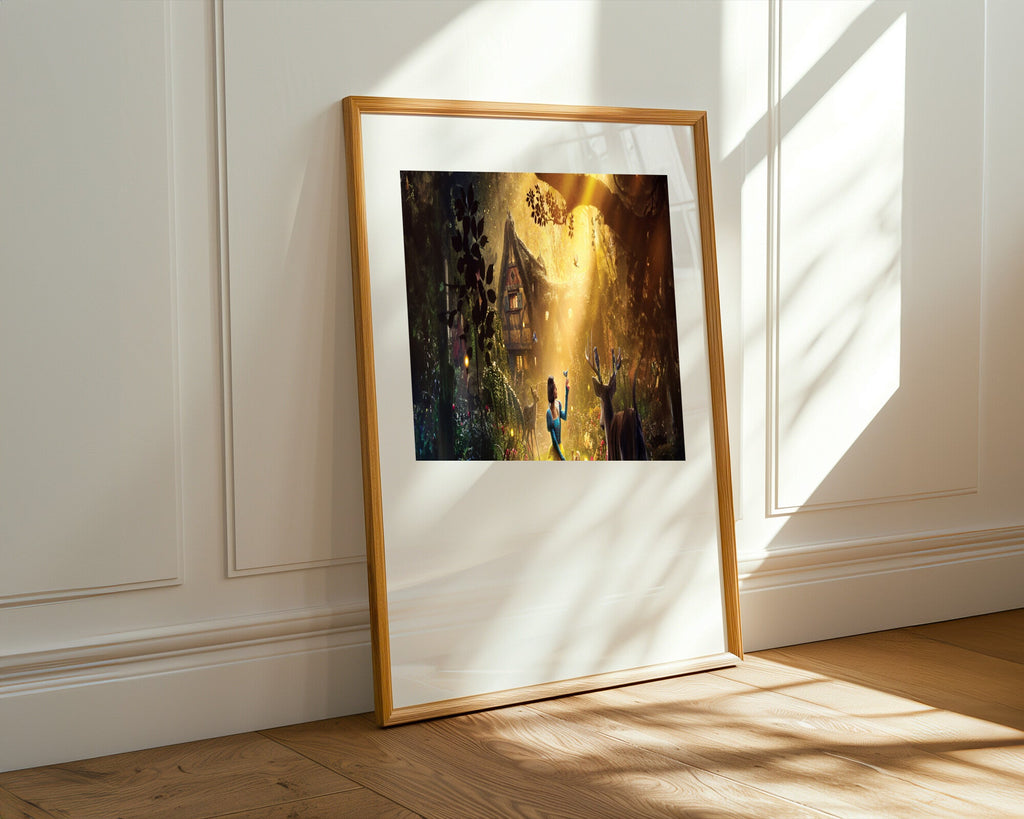 Blancanieves en el Bosque | Cuadro decorativo de Monkey Canvas