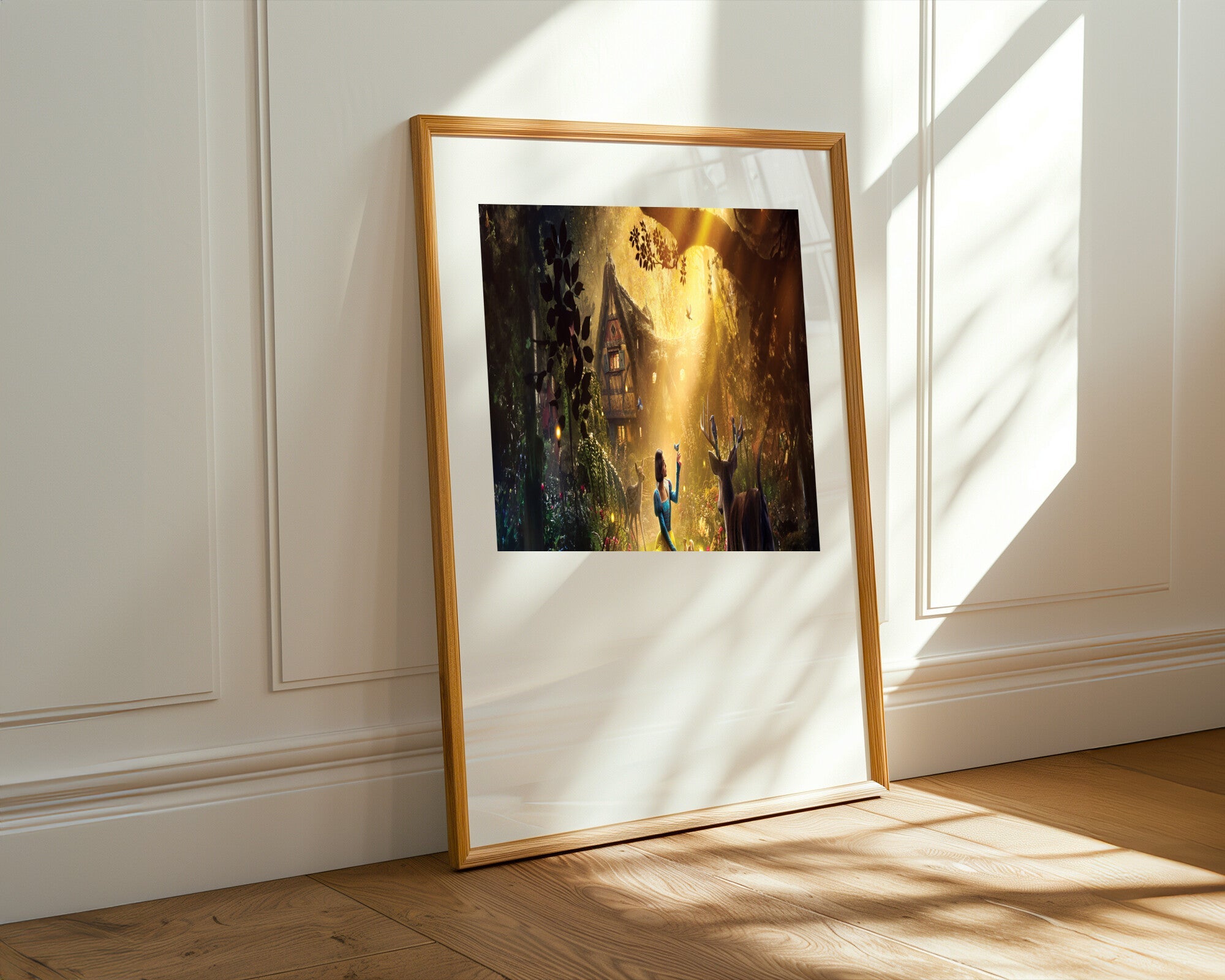 Blancanieves en el Bosque | Cuadro decorativo de Monkey Canvas