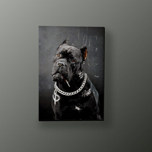 Arte Vandalizado - Perro Estilo Urbano